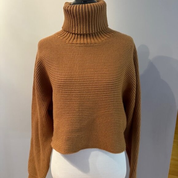 House of Harlow 1960 Cropped Turtleneck Sweater - Picture 1 of 3
